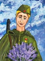 Флешмоб рисунков «Они сражались за малую Родину»