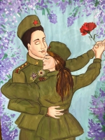 Флешмоб рисунков «Они сражались за малую Родину»