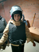 Целинских правоохранителей тоже поздравили с праздником