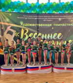 Новые медали от гимнасток спортивной школы Целинского района