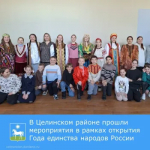 В Целинском районе прошли мероприятия в рамках открытия Года единства народов России.