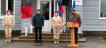 Мемориальная доска жителю села Плодородное Александру Романову открыта в средней школе