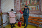 В храмах Целинского района прошли проверка противопожарной безопасности