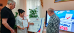 Целинцев серебряного возраста проинформировали о предстоящем голосовании