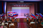 В Целинском РДК состоялся митинг-концерт «Флаг страны моей России»