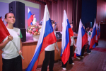 В Целинском РДК состоялся митинг-концерт «Флаг страны моей России»