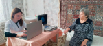Выездной медосмотр в Михайловке: узкие специалисты приняли получателей соцуслуг